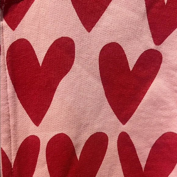 Hanna Andersson -Pink Heart Kids Zip up hoodie w Pockets! - Picture 2 of 9